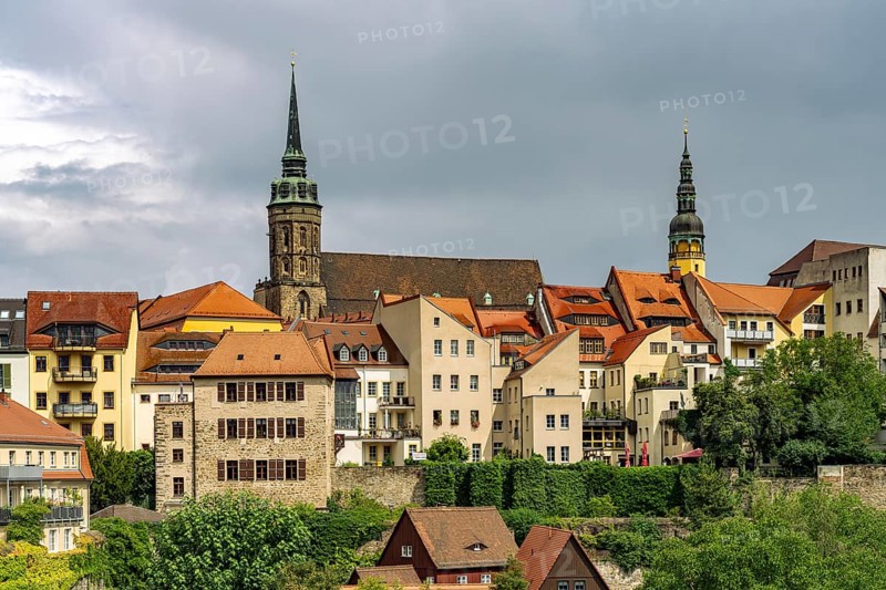 Old Town and Cathedral of St. Peter in Bautzen, Upper Lusatia, Saxony, Germany