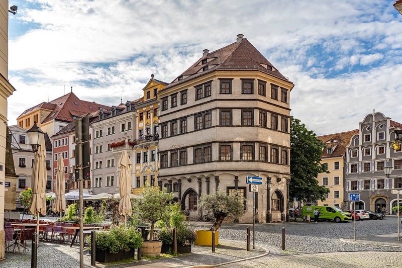 The scale at the Untermarkt in Görlitz, Upper Lusatia, Saxony, Germany