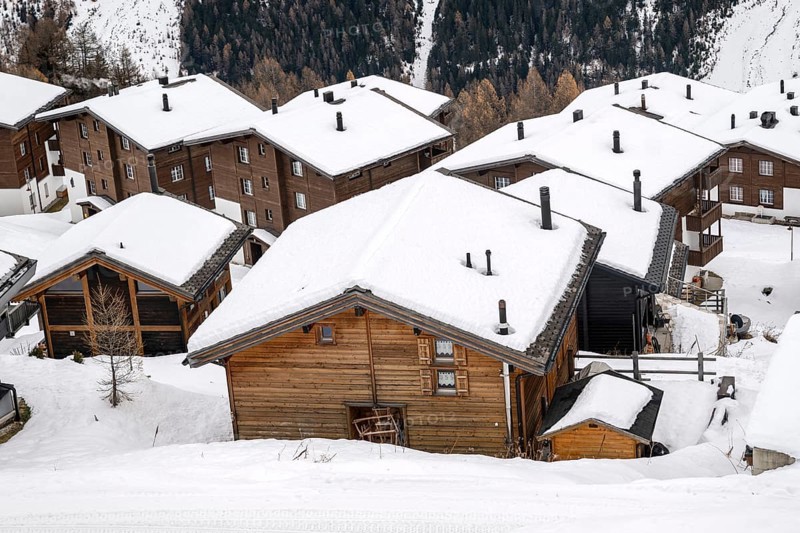 Holzbau multi-family houses, Wiler, Valais, Switzerland