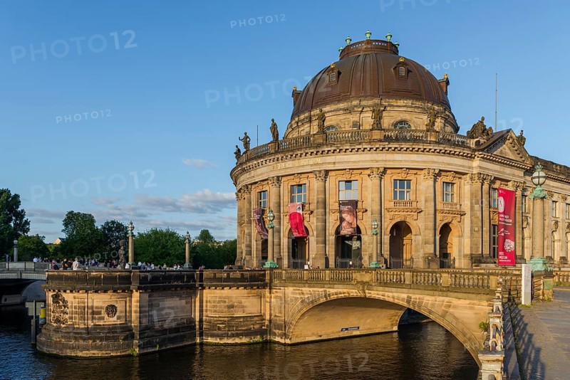 The Bode Museum in the evening sun on Museum Island, Berlin