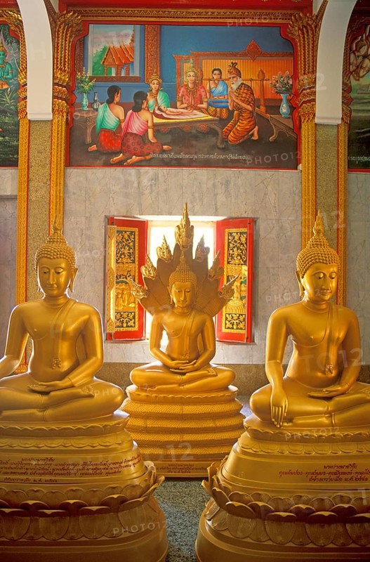 In the monastery of Wat Chalong, Ko Phuket, Thailand