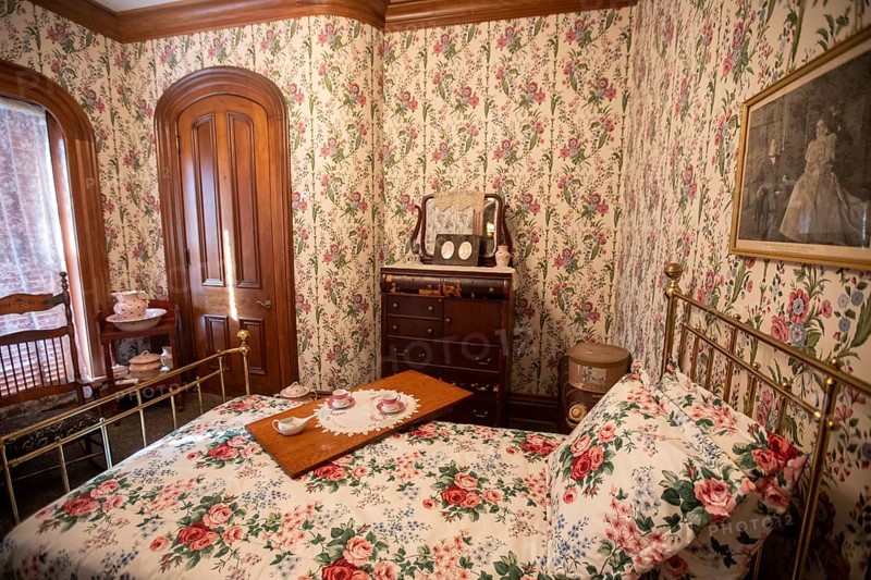 Canton, Ohio - The Ida Saxton McKinley House at the First Ladies National Historic Site. First Lady Ida McKinley and her husband William McKinley lived her for many years