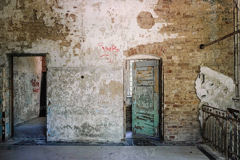 Lost Place, interior of the Beelitz health resorts, Brandenburg