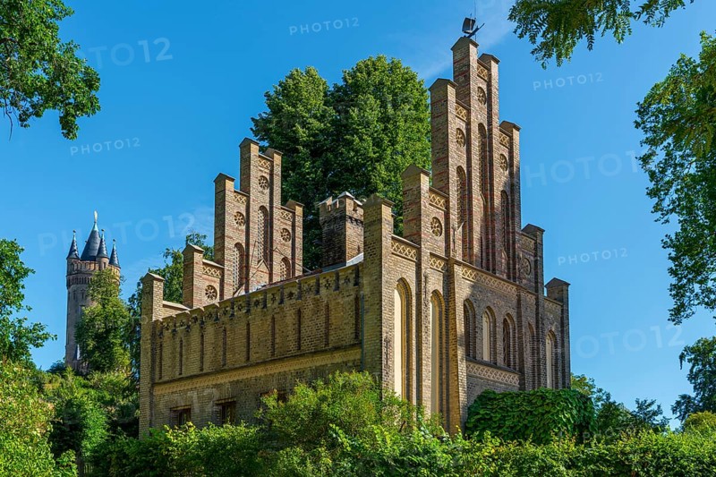 Sailor House and Flatow Tower in Babelsberg Park, Potsdam
