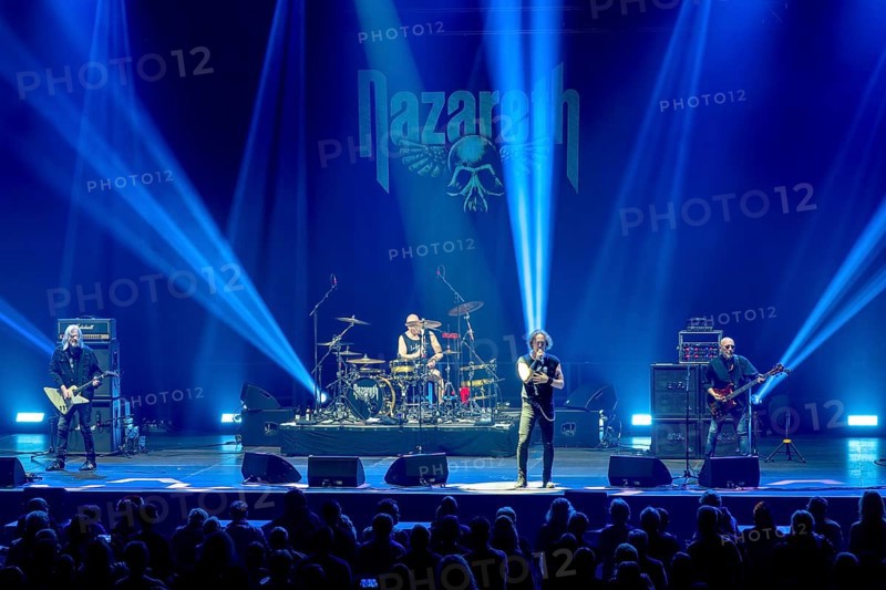 NAZARETH, hard rock band, UK, Bending The Rules 2025 tour, live, 17.12.2025, Uber Eats Music Hall, Berlin, Germany < english> NAZARETH, hard rock band, UK, Bending The Rules 2025 tour, live, December 17th, 2025, Uber Eats Music Hall, Berlin, Germany