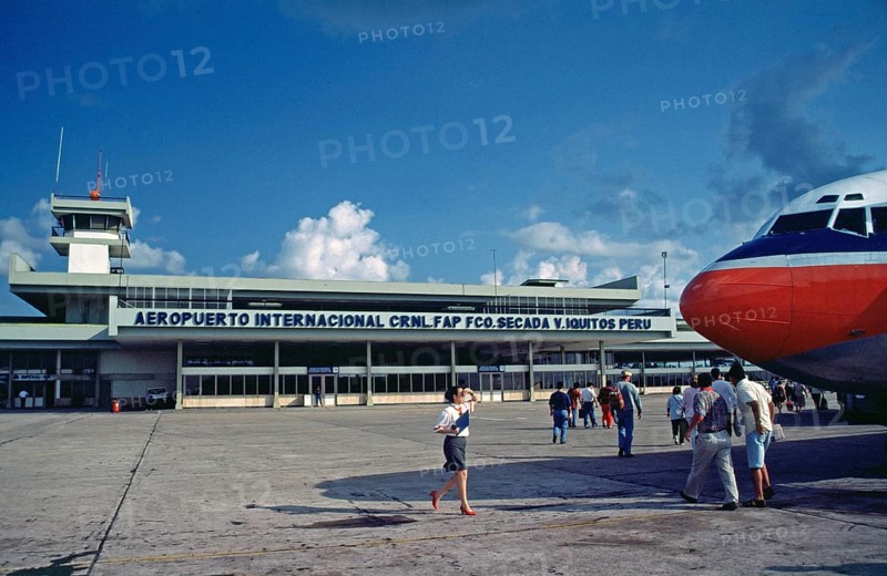 Airport, Iquitos, Peru, South America, September 1997, vintage, retro, old, historic