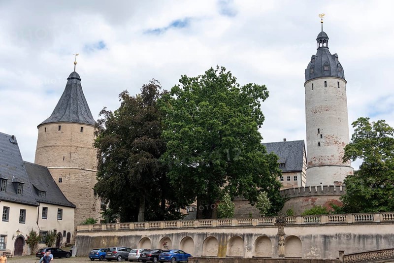 Castle Tower, Schlossberg in Altenburg, Thuringia, Germany