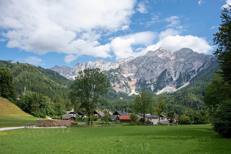 Slovenian Alps, mountaineering village Zgornje Jezersko, Slovenia