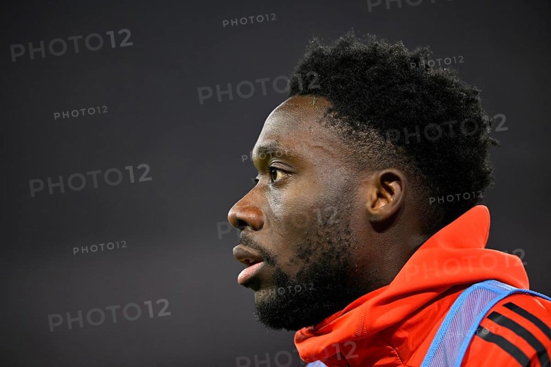 Alphonso Davies Bayern FC Munich FCB (19) portrait Allianz Arena, Munich, Bavaria, Germany