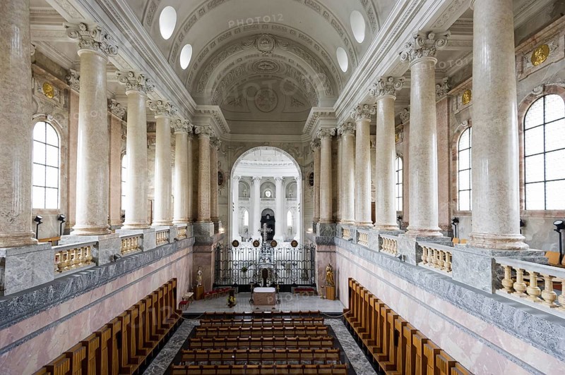 Interior view, St Blasien Cathedral, St. Blasien, Black Forest, Southern Black Forest, Baden-Württemberg, Germany