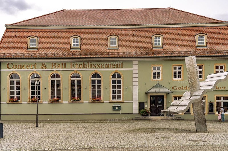 Der Gasthof Goldener Anker in Altkötzschenbroda, Kötzschenbroda, Radebeul, Saxony, Germany