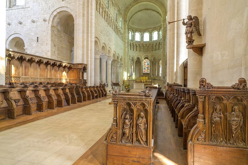 Abbey of Fleury (Benedictines), Saint-Benoît-sur-Loire, Département Loiret, France