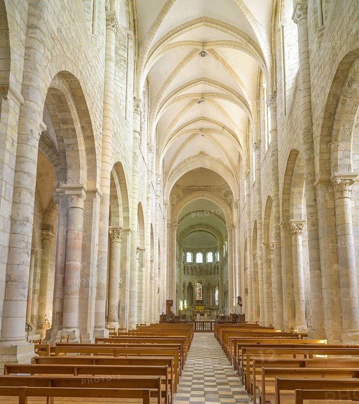 Abbey of Fleury (Benedictines), Saint-Benoît-sur-Loire, Département Loiret, France