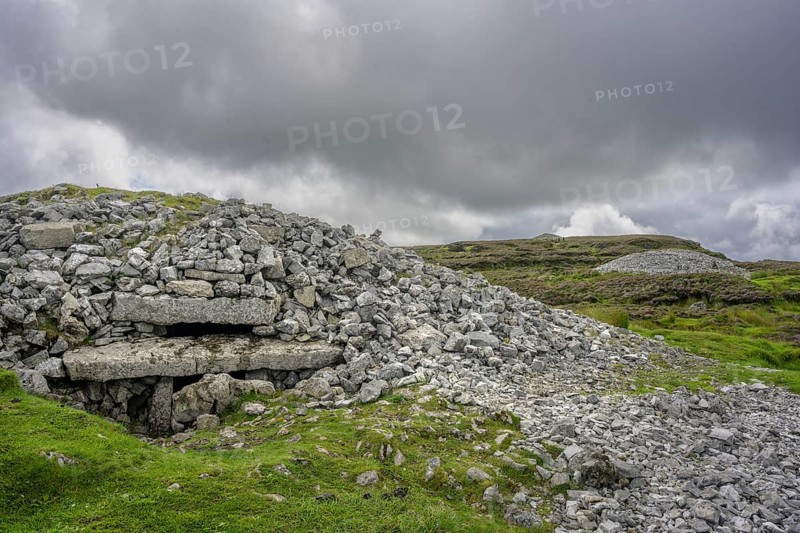 Megalith graves of, Carrowkeel, Templevanny, County Sligo, Ireland