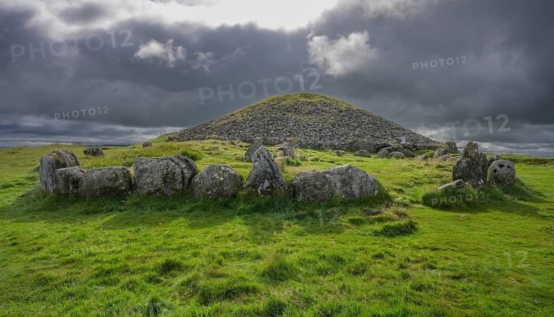 Loughcrew Cairns a megalithic grave, Stonefield, County Meath, Ireland