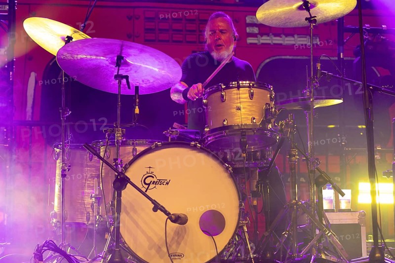 Jean-Paul Gaster, drummer of Clutch, live on UK & European Tour 2025 at Huxleys Neue Welt in Berlin on 03.12.2025
