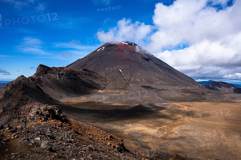Mount Ngauruhoe, Tongariro alpine crossing, Tongariro National Park. North Island, New Zealand