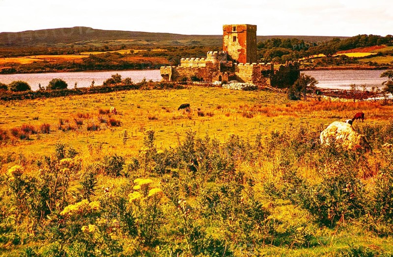 Doe Castle, Sheephaven Bay near the village of Creeslough, County Donegal, Ireland, 1960s