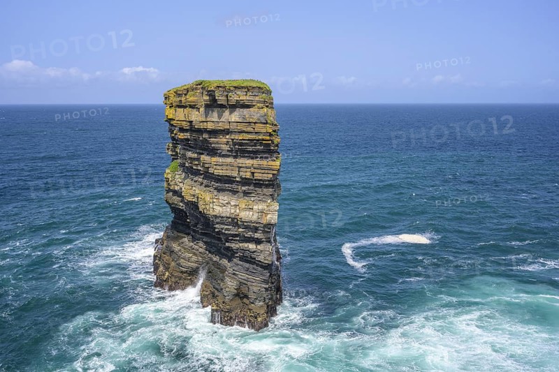 Dun Briste Sea Stack at Downpatrick Head, Lackan, Co. Mayo, Ireland