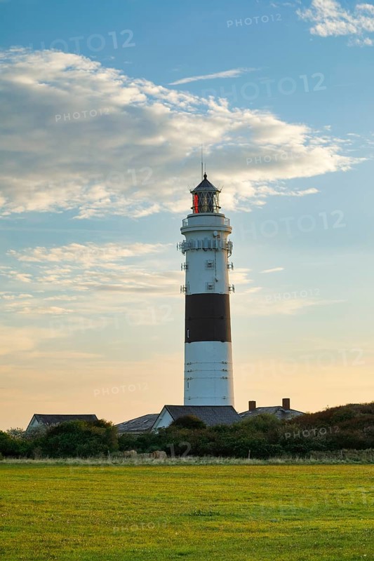 Langer Christian lighthouse near Kampen on the island of Sylt, Germany