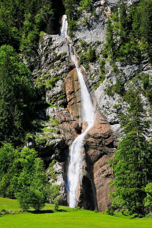 Sulzbachfall, Klöntal, Kantom Glarus, Switzerland