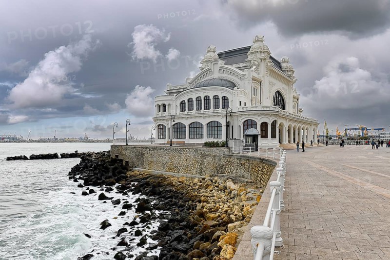The old Casino, symbol of the Constanta city, Romania