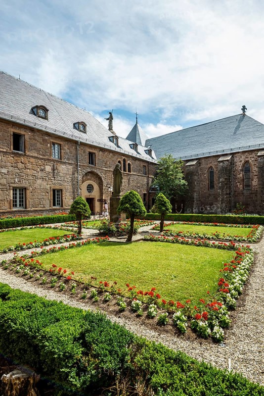 Mont Sainte-Odile Abbey, Ottrott, Bas-Rhin, Alsace, France