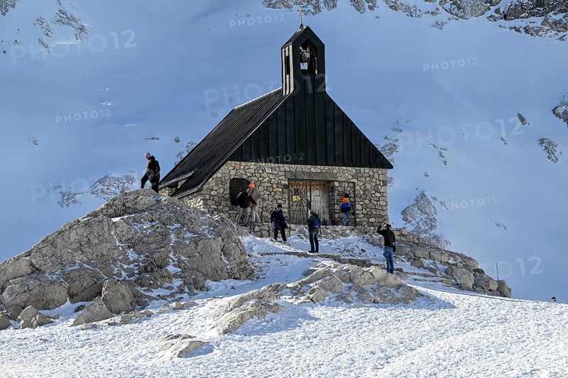 Kapelle Maria Heimsuchung am Zugspitzplatt, Grainau Municipality, Garmisch-Partenkirchen District, Bavaria, Germany