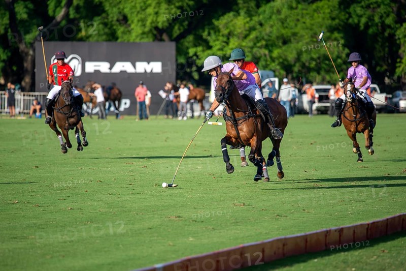 Scene at the 132nd Argentinean Open Polo Championship (Spanish 132nd Abierto Argentino de Polo de Palermo) in the Polo Stadium playing between La Irenita la Hache and La Ensenada in Buenos Aires, Argentina