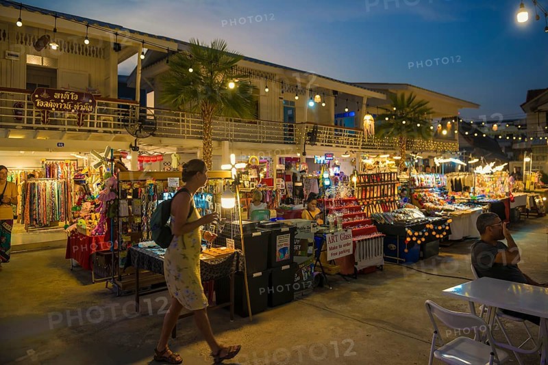 Night market, Hua Hin, Prachuap Khiri Khan, Central Thailand, Thailand
