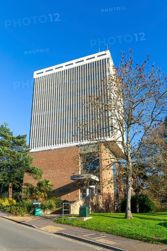 The Physics building, Streatham Campus, University of Exeter, Exeter, Devon, England, UK architect Sir Basil Spence 1962