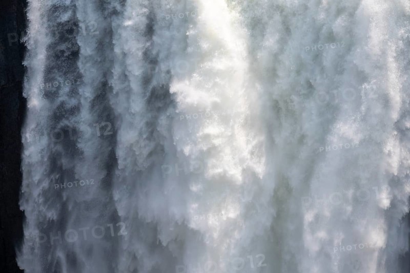 Water plunges into the depths, Victoria Falls, Zimbabwe