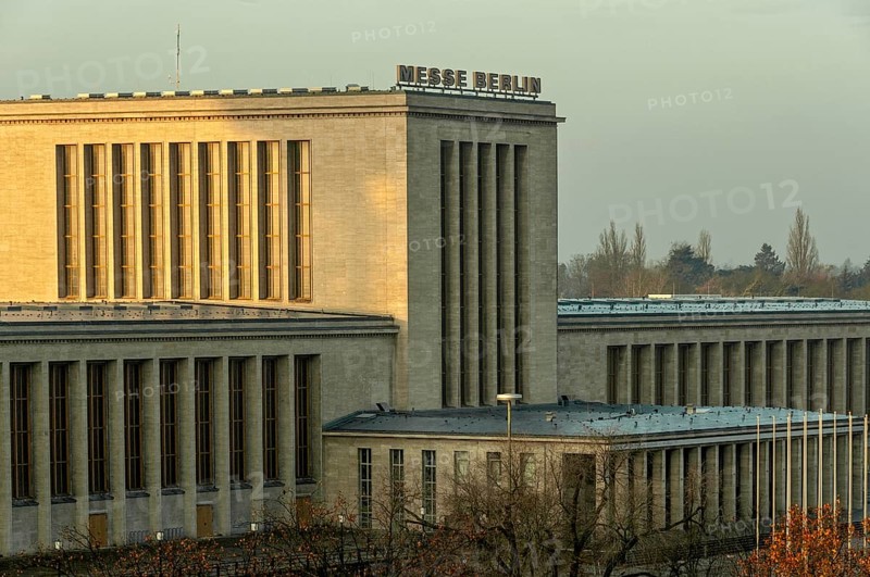 Hall of Honor, reception hall at the main entrance to Messe Berlin, monument protection, National Socialist architecture, Berlin, Germany