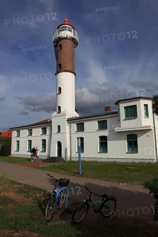 Timmendorf lighthouse on the island of Poel on the Baltic Sea, Northwest Mecklenburg district, Mecklenburg-Western Pomerania, Germany