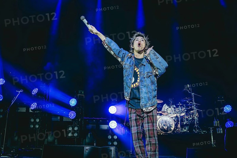 Singer Takahiro Moriuchi from One Ok Rock live on Detox European Tour 2025 in Berlin's Max-Schmeling-Halle on 24.10.2025
