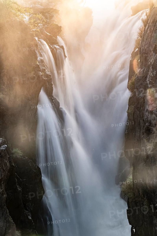 Detail, Epupa Falls, Water at Epupa Waterfalls, Kaokoveld, Namibia