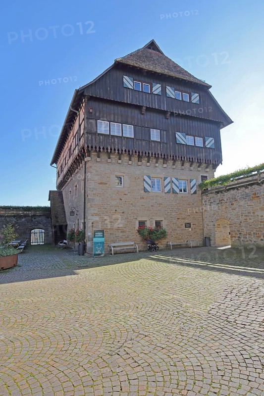 Medieval Zollern Castle, Castle, Balingen, Swabian Alb, Baden-Württemberg, Germany