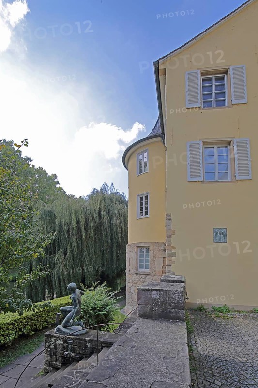 Hölderlin Tower, memorial to Friedrich Hölderlin, Tübingen, Neckar Valley, Baden-Württemberg, Germany