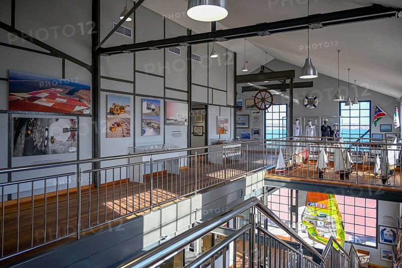 Exhibition room of the Namibia Maritime Museum, Africa's largest maritime museum, Old Power Station, former power station, Lüderitz, Karas Region, Namibia