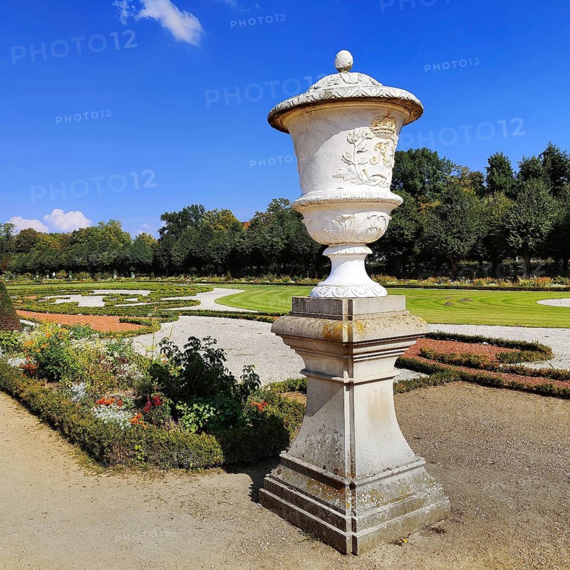 Charlottenburg Palace Gardens, also known as the Palace Park, baroque gardens, Charlottenburg Palace, Berlin, Germany