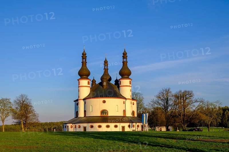 Pilgrimage church, Dreifaltigkeitskirche Kappl, near Waldsassen, Upper Palatinate, Bavaria, Germany