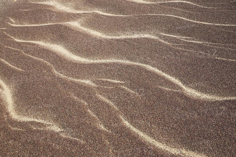 Patterns in the sand of the Namib Desert. Skeleton Coast National Park, Namibia