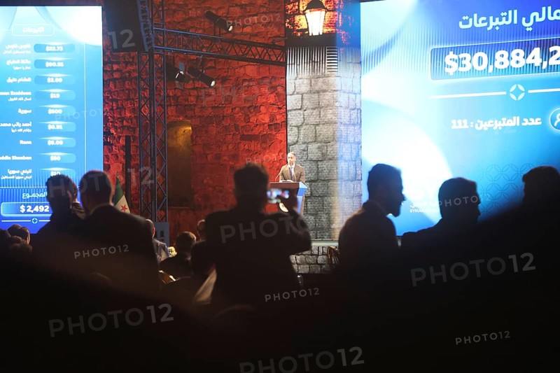 President Ahmed al-Sharaa officially opened the Syrian Development Fund at Damascus Citadel, in a ceremony joined by government leaders and international diplomats, Damascus, Damascus, Syria