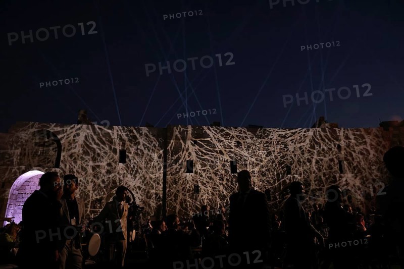 The inauguration of the Syrian Development Fund at Damascus Citadel featured light shows and stage acts, with President Ahmed al-Sharaa, state officials, and international ambassadors highlighting Syria's path to reconstruction, Damascus, Damascus, Syria