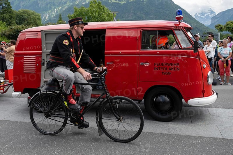 Fire brigade equipment from 1959, Interlaken, Switzerland
