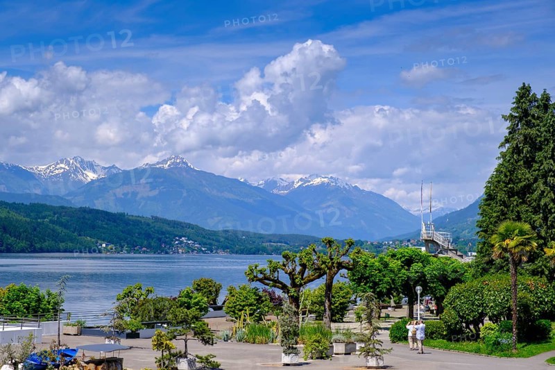 Uferpromeande, Lake Millstatt, Millstatt, Carinthia, Austria