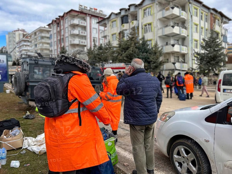 Turkish civil defense teams (AFAD) search for survivors under the rubble after a powerful 7.8-magnitude earthquake struck southern Turkey, killing tens of thousands. Kahramanmaras, Turkey. February 6, 2023, Kahramanmaras, Turkey