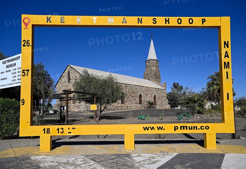 Rhenish Mission Church from 1895, today the Keetmanshoop Museum, Keetmanshoop, Karas Region, Namibia
