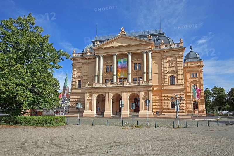 Baroque State Theatre, Old Garden, Schwerin, Mecklenburg-Vorpommern, Germany