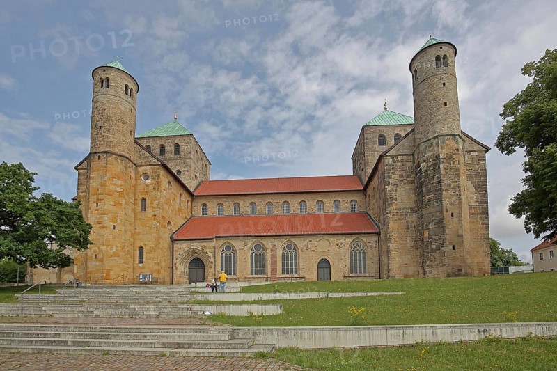 Ottonian UNESCO St Michael's Church, St Mary's Cathedral, Hildesheim, Lower Saxony, Germany